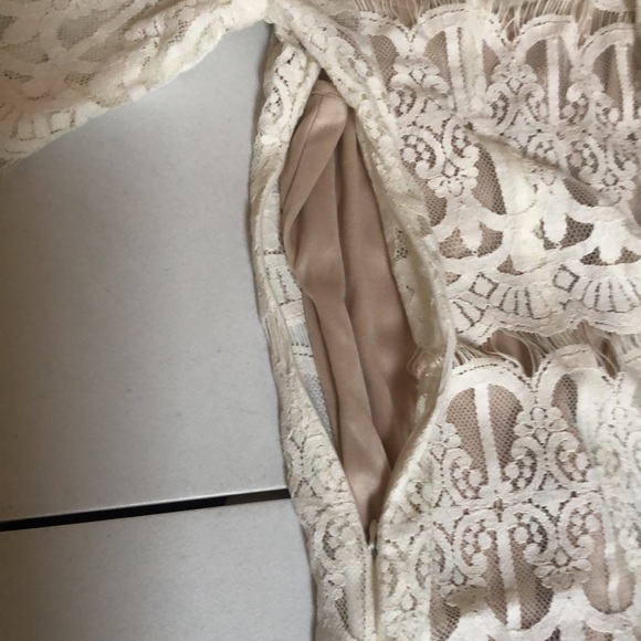 XXXI ROMANTIC Size 2 or small ivory lace dress nude lining NWT - Picture 15 of 15